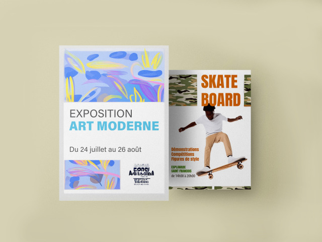 Affichettes A4 et A3