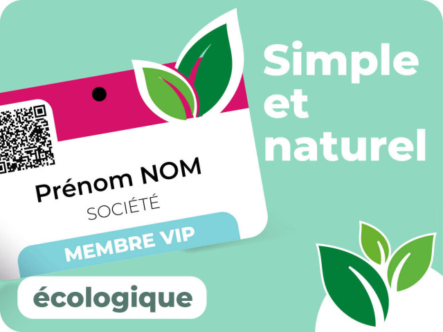 Badges écologiques personnalisés