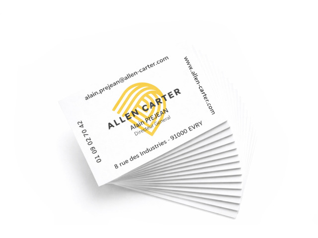 Cartes de visite écoresponsables