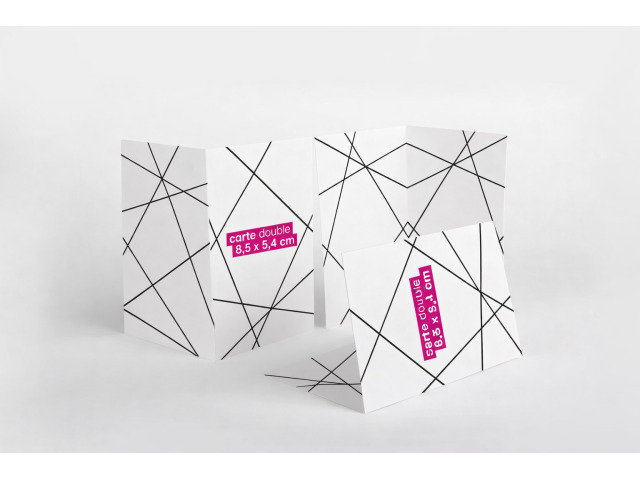 Cartes doubles ou cartes de fidélité