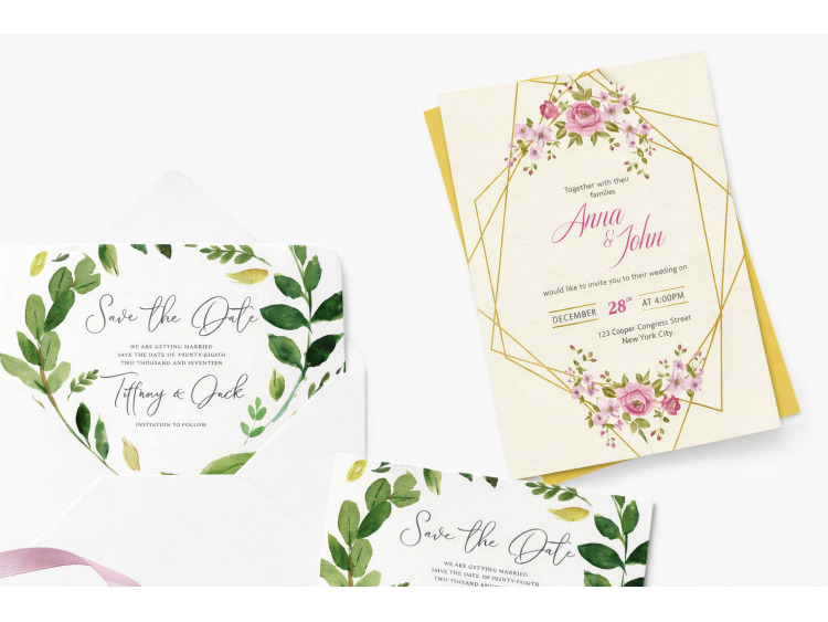 Cartons d'invitation