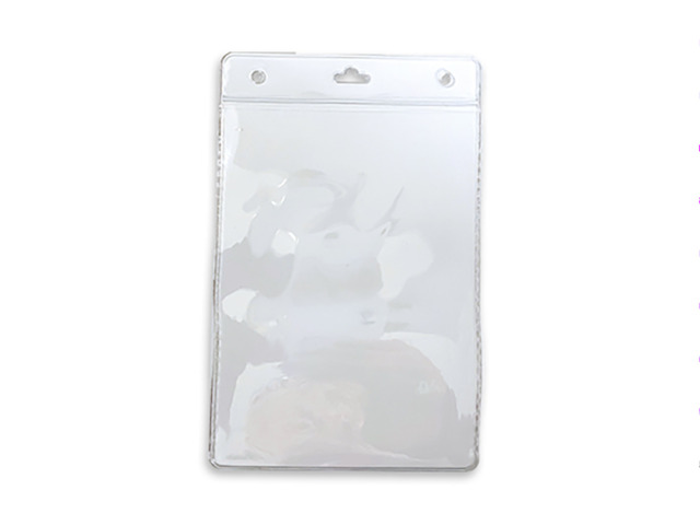 <b>DESTOCKAGE  Porte badge souple transparente <b>