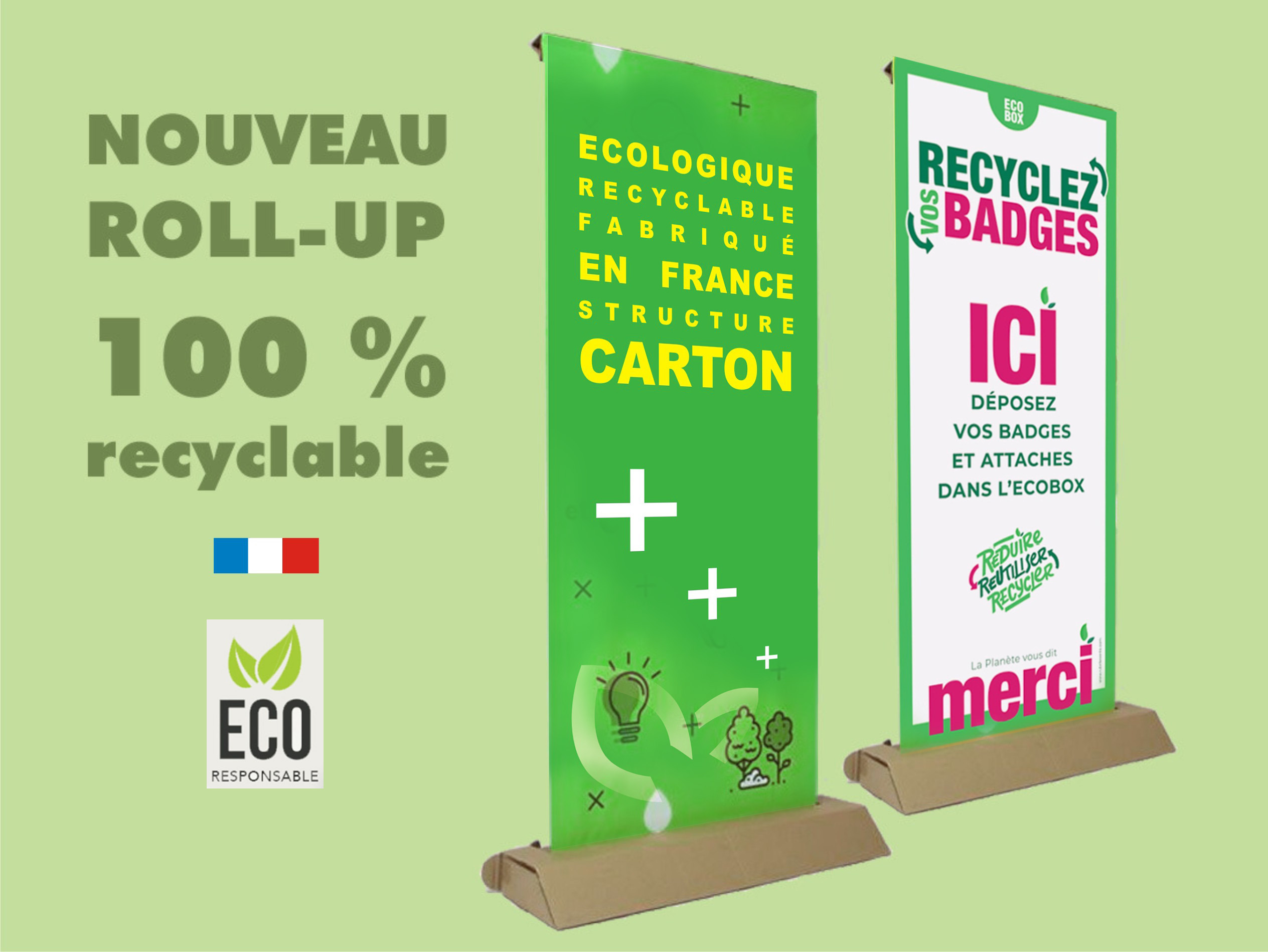 Dépliant - 100% recyclé