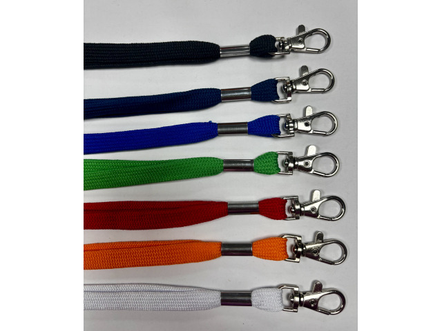 Tours de cou badge bouton poussoir